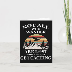 Tarjeta Geocaching Producto No Todos Los Que Despertaron S