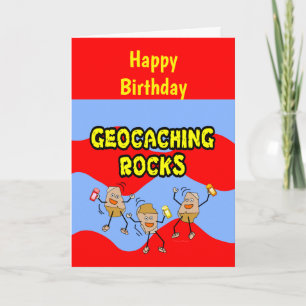 Tarjeta Geocaching Rocks