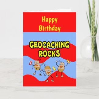 Tarjeta Geocaching Rocks