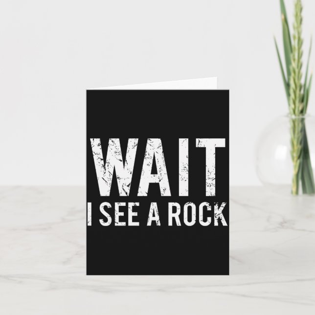 Tarjeta Geology Funny Rock Mineral Collector Humor Gift Te (Anverso)