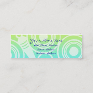 Tarjeta geométrica del perfil y de visita del