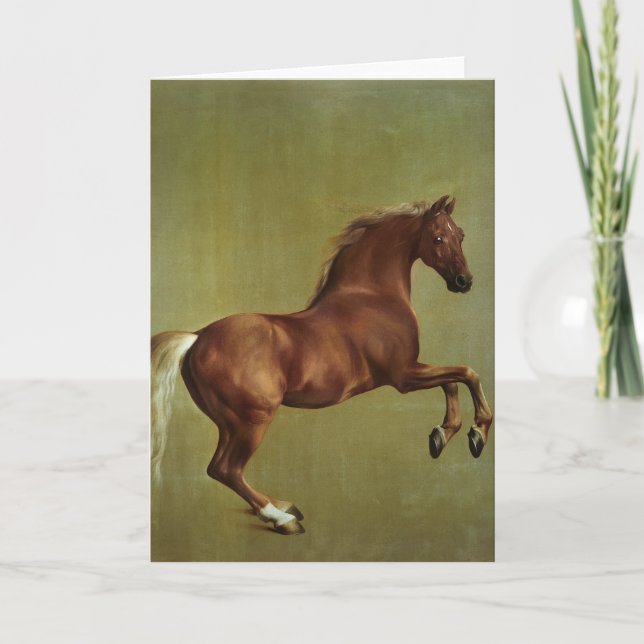 Tarjeta George Stubbs| Silbato, 1762 (Anverso)