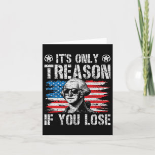 Tarjeta George Washington Es La Única Traición Si Pierdes