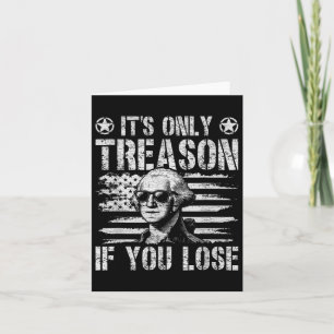 Tarjeta George Washington Es La Única Traición Si Pierdes