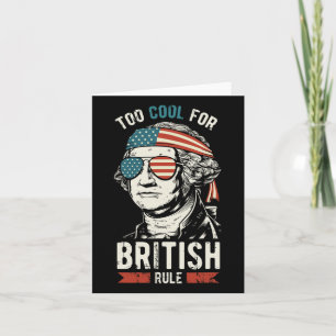 Tarjeta George Washington Guay Para El Gobierno Británico 