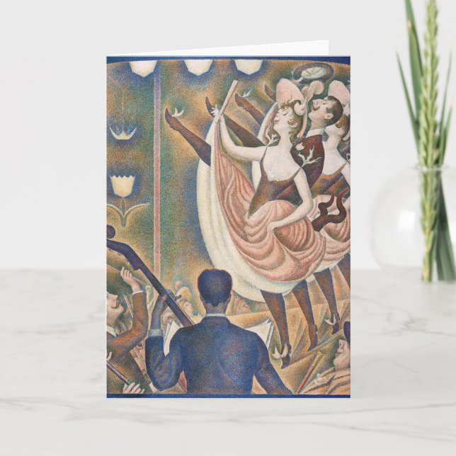 Tarjeta Georges Seurat - Le Chahut (Anverso)