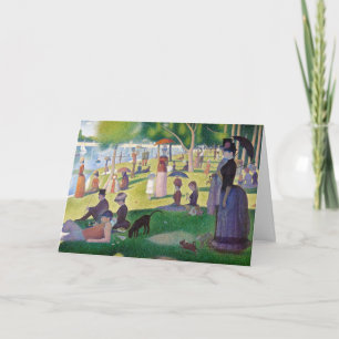 Tarjeta Georges Seurat - Un domingo en La Grande Jatte
