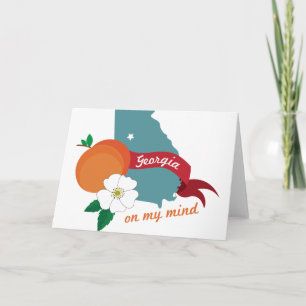 Tarjeta Georgia en mi mente