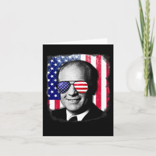 Tarjeta Gerald Ford Bandera Estadounidense 4 De Julio