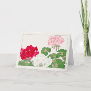 Tarjeta Geranium por Tanigami Konan