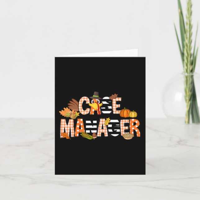 Tarjeta Gerente de Fundas Agradecidos Administración de Fu (Anverso)