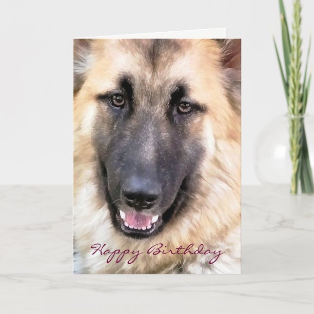 TARJETA GERMAN SHEPHERD (Anverso)