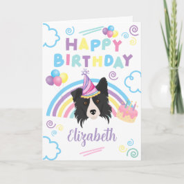 Tarjeta German Shepherd Birthday Card in White