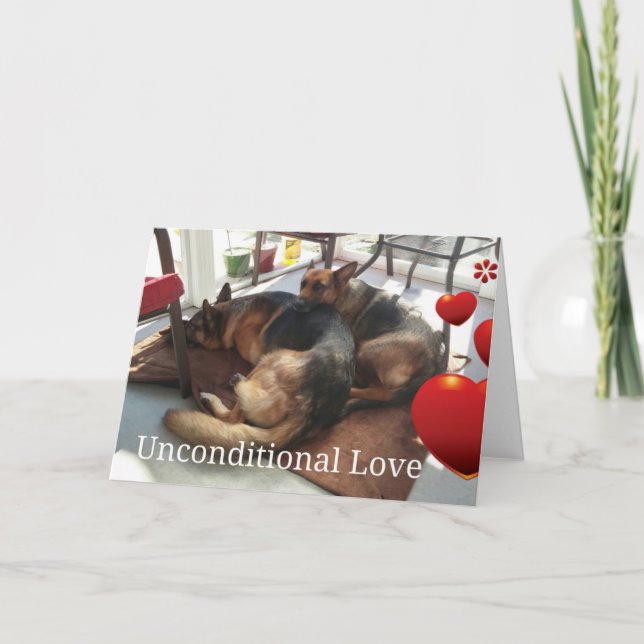 Tarjeta German Shepherd Dog Greeting Card (Anverso)
