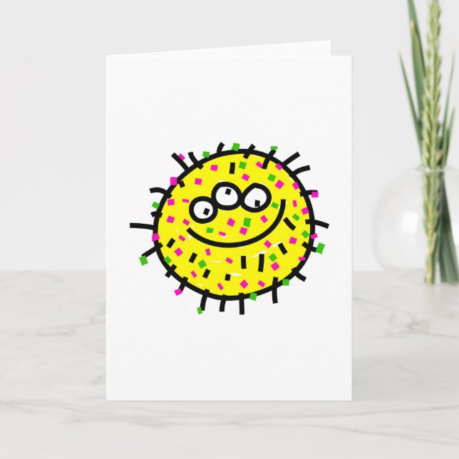 Tarjeta Germen Personalizado amarillo (Anverso)