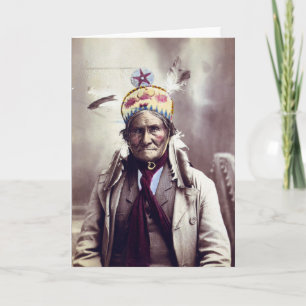 Tarjeta Geronimo, edad 74