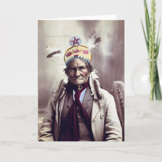 Tarjeta Geronimo, edad 74