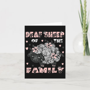 Tarjeta Gesto de mano ASL Lenguaje de señas Pérdida auditi