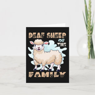 Tarjeta gesto de mano ASL Lenguaje de señas pérdida auditi