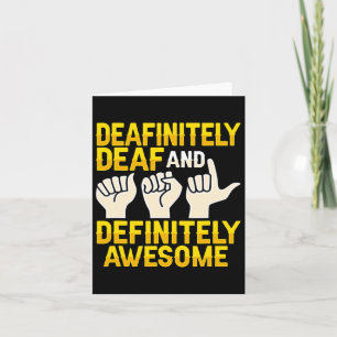 Tarjeta Gesto de mano de Lengua de Señas Americana Concien