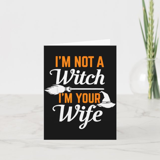 Tarjeta Get Back Witch, I'm Not A Witch I'm Your Wife Set  (Anverso)