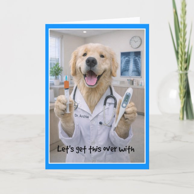 Tarjeta Get It Over With Get Well Card  NTA-1 (Anverso)
