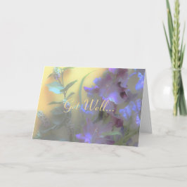 Tarjeta Get Well Card, floral brillante