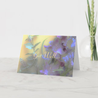 Tarjeta Get Well Card, floral brillante