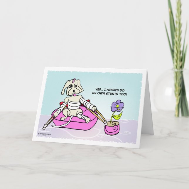 Tarjeta "Get Well Card" personalizada de Personali (Anverso)