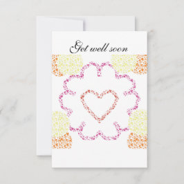 Tarjeta Get Well Soon