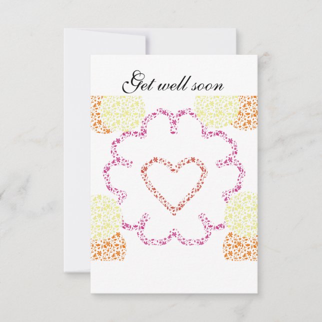 Tarjeta Get Well Soon (Anverso)