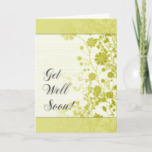 Tarjeta "Get Well Soon" (Amarillo) pronto