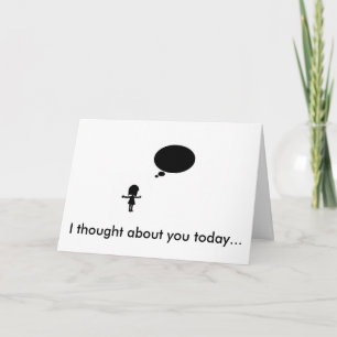 Tarjeta get well soon. Pensé en ti hoy...