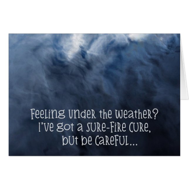 Tarjeta Get-Well-Well-Fire de cura rápida (Anverso (Horizontal))