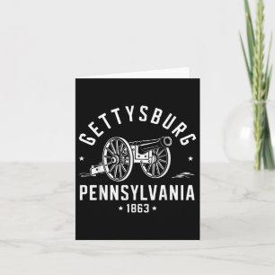 Tarjeta Gettysburg Pennsylvania 1863 Battlefield War Civil
