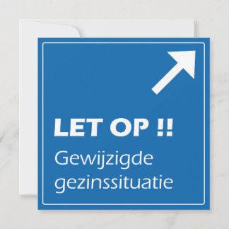 Tarjeta gewijzigde gezinssituatie