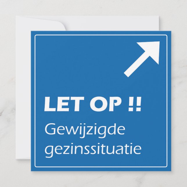 Tarjeta gewijzigde gezinssituatie (Anverso)