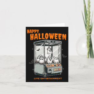Tarjeta Ghost Claw Game Happy Halloween