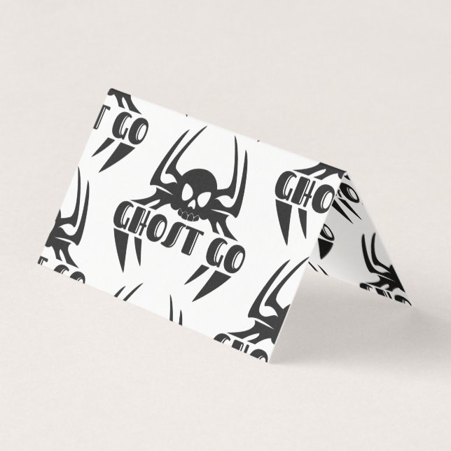 Tarjeta Ghost Go Spooky Season (Anverso)