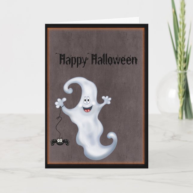 Tarjeta Ghost Halloween (Anverso)