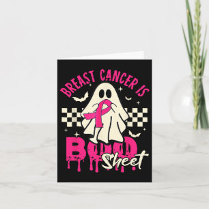 Tarjeta Ghost Halloween Cáncer de Mama Awaren