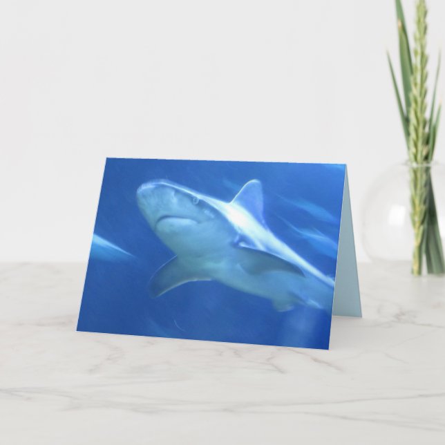 Tarjeta Ghost Shark Greeting Cared (Anverso)