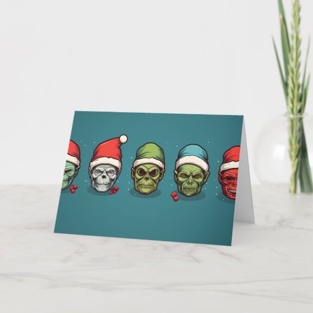 Tarjeta Ghoulish Yuletide: Una colección de Navidades ater (Anverso)
