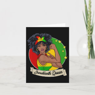 Tarjeta Gi de la Reina Melanin Chica negra