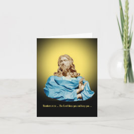 Tarjeta Gian Lorenzo Bernini Busto de Cristo 1679