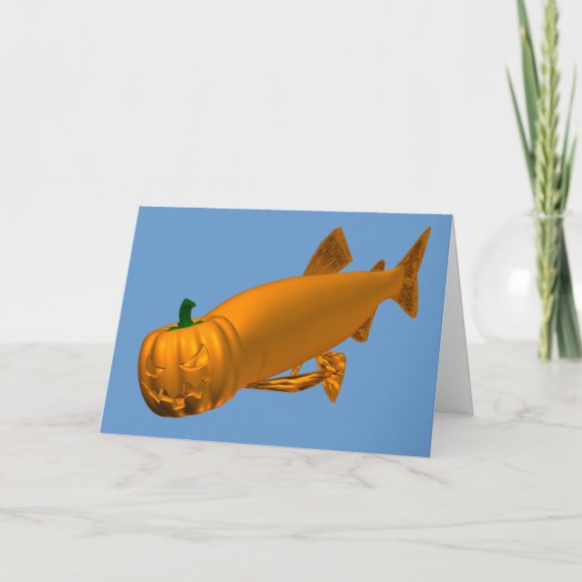 Tarjeta Giant Halloween Trout (Anverso)