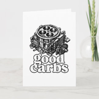 Tarjeta Gif de humor de mecánico divertido, buenos carbohi