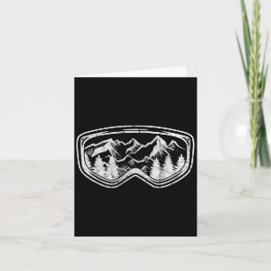 Tarjeta Gift Ski Snowboard Goggles Skift Snow Winte