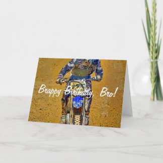 Tarjeta #Gift Suciedad-Biking del diseñador del campeón de