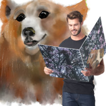 Tarjeta gigante de cumpleaños para marido